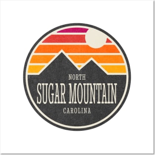 Visiting NC Mountain Cities Sugar Mountain, NC Sunset Posters and Art